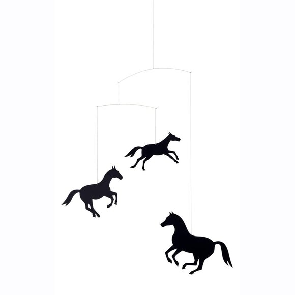 Flensted Black Horse Mobile New Handmade in Denmark - Picture 1 of 10